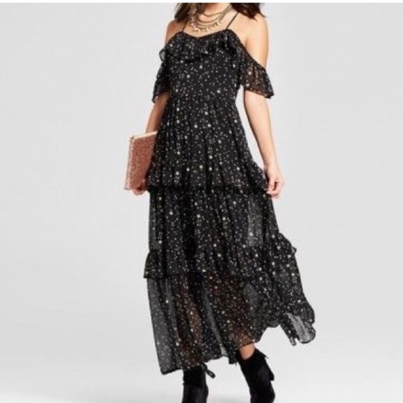 Target Dresses & Skirts - Xhiliration Star Print Boho Maxi Dress